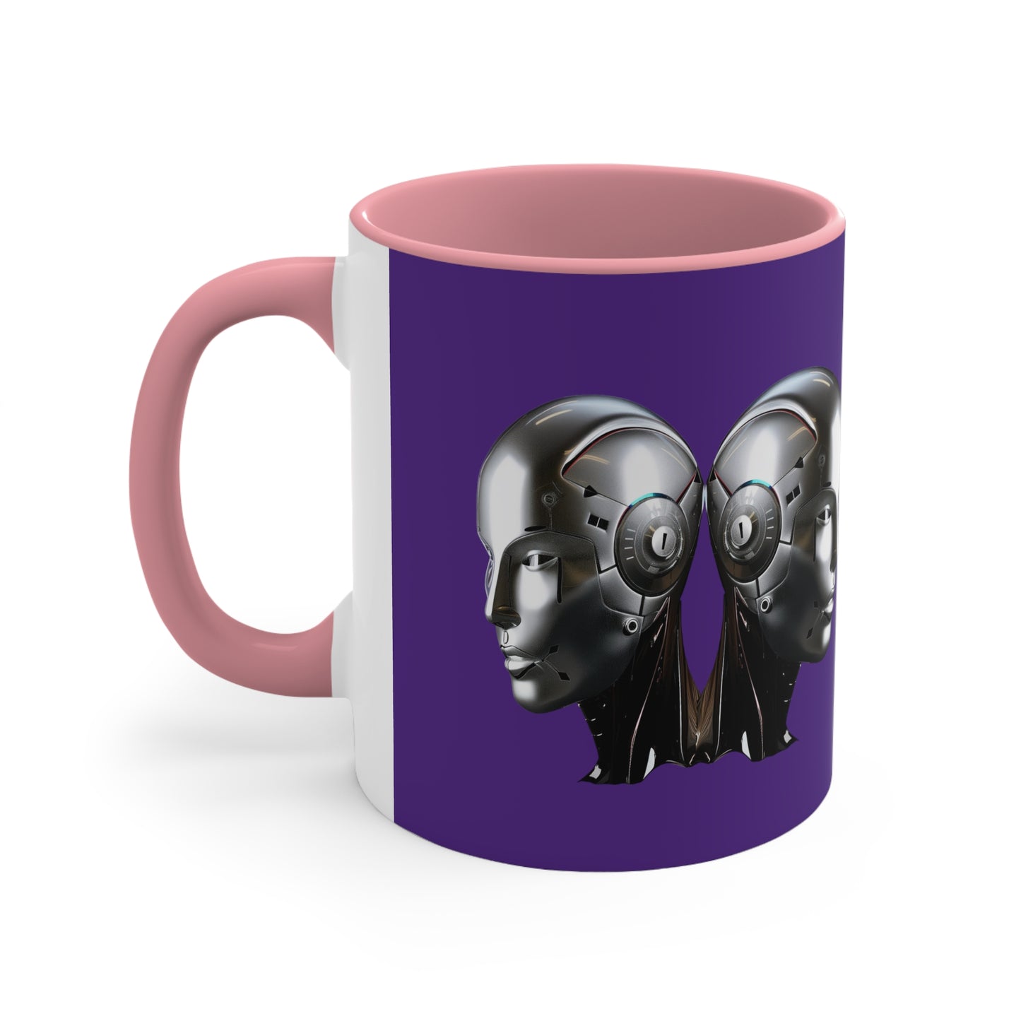 Cyborg on Purple