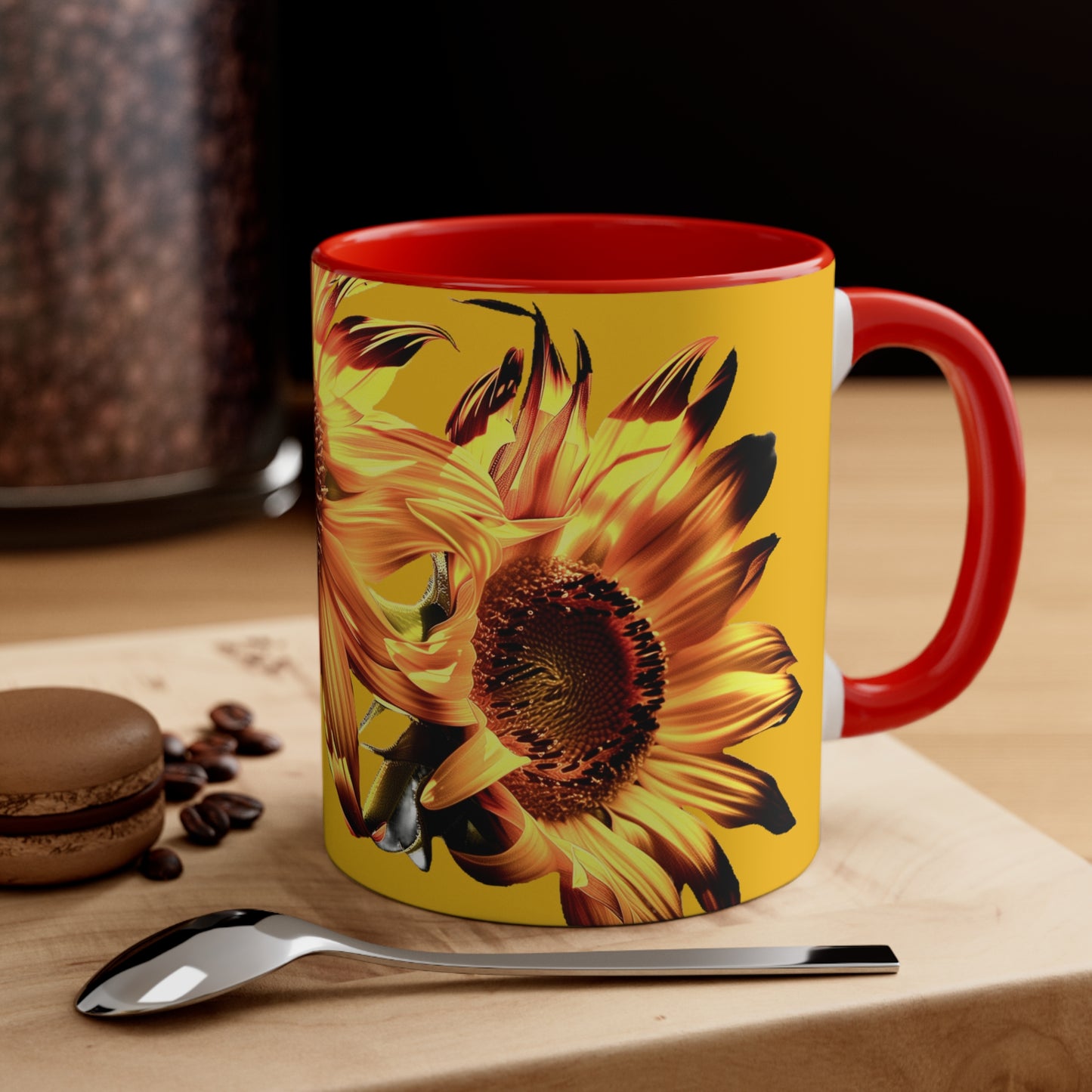 Sunflowers on Yellow