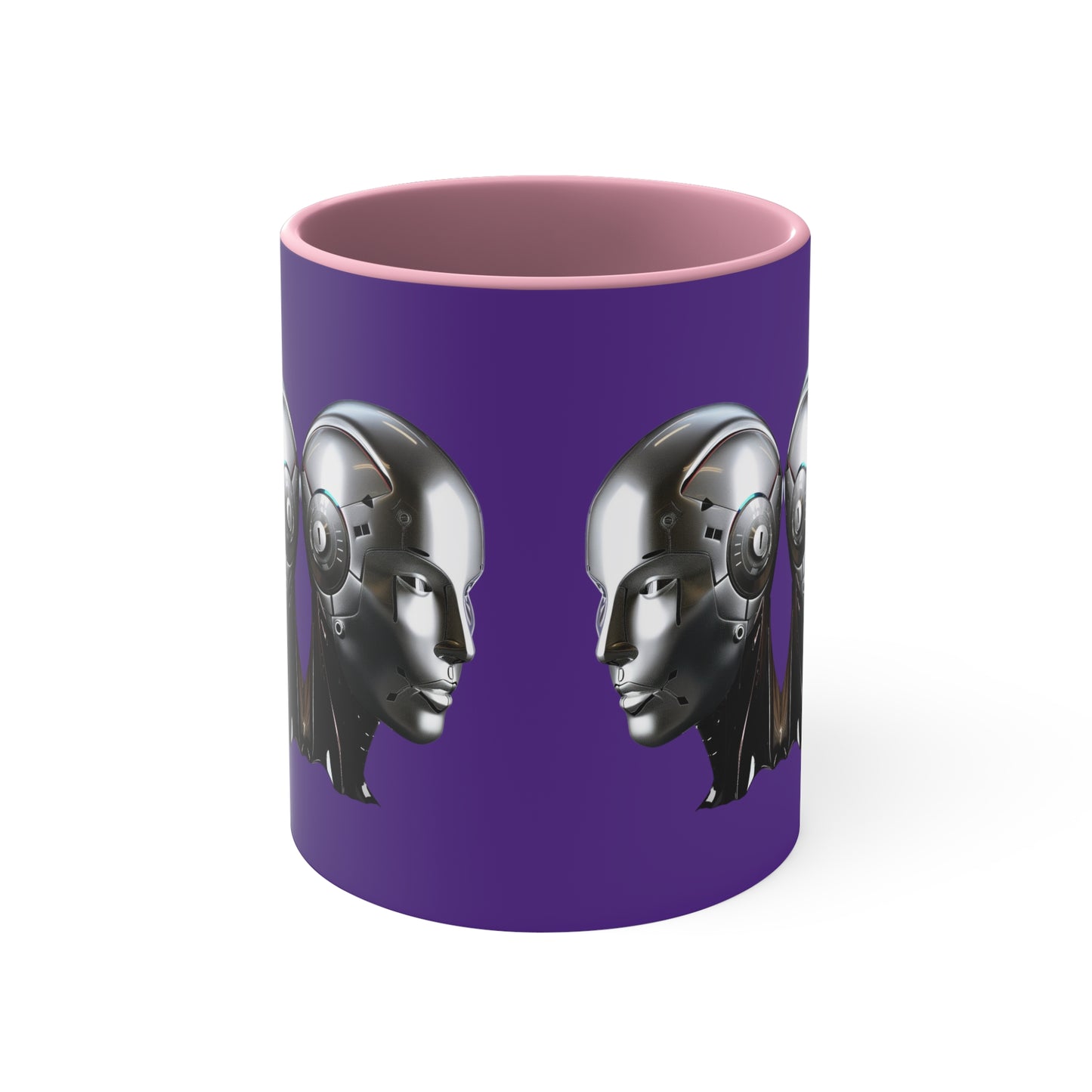 Cyborg on Purple