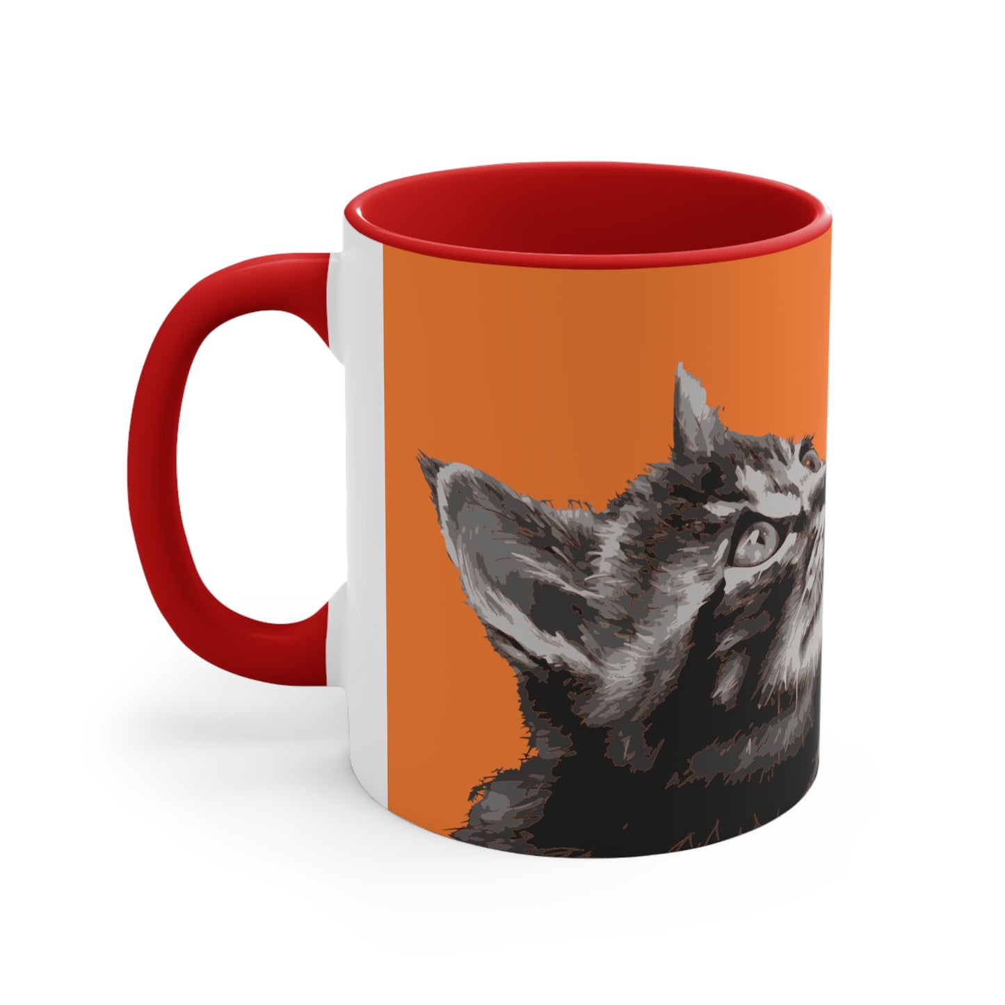 Super Cat Mom on Orange