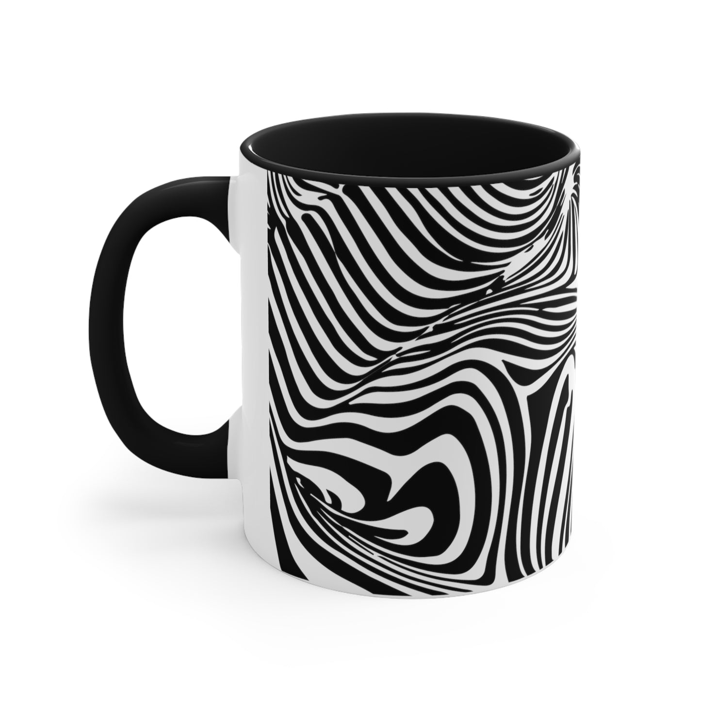 Zebra Swirl on White