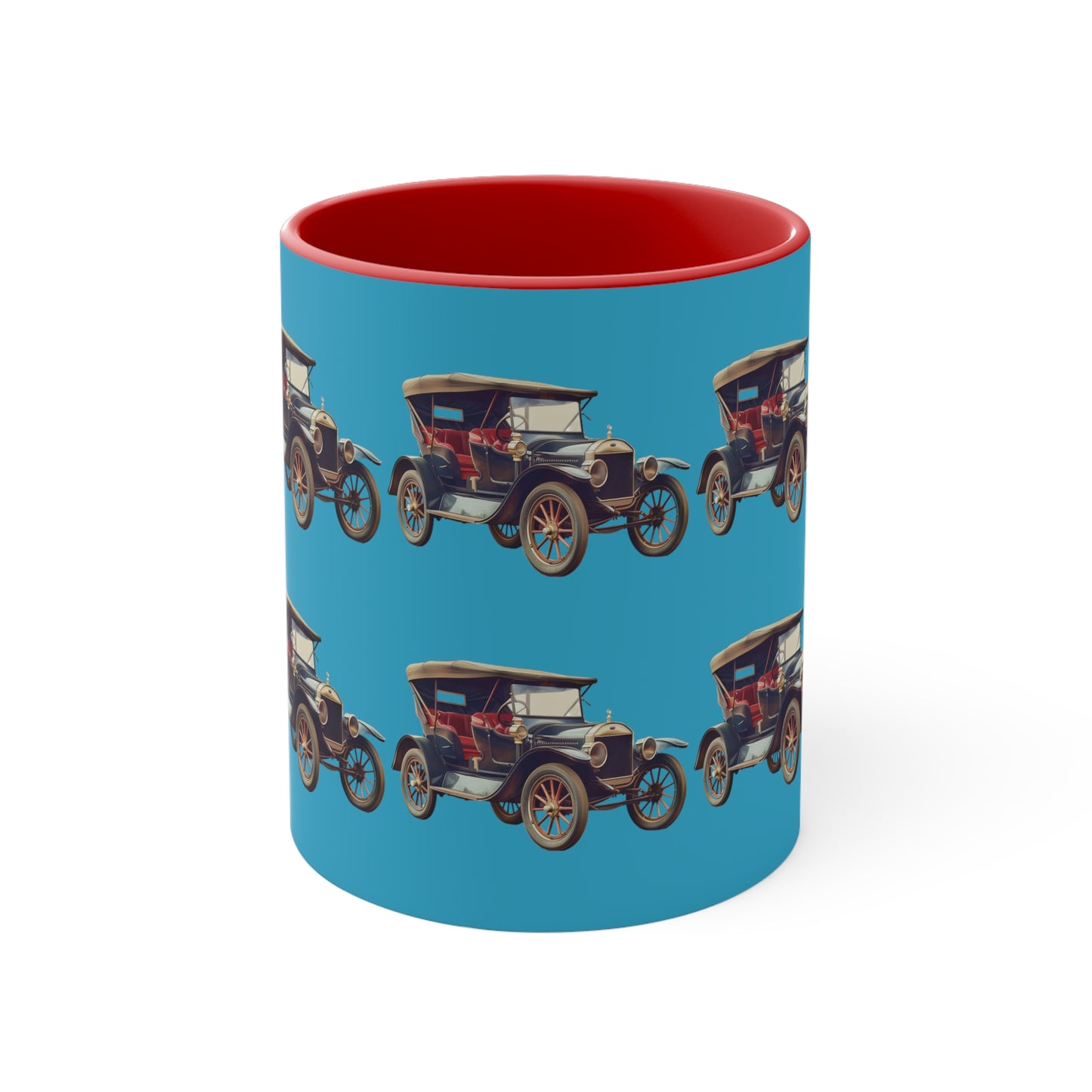 Classic Car on Turquoise