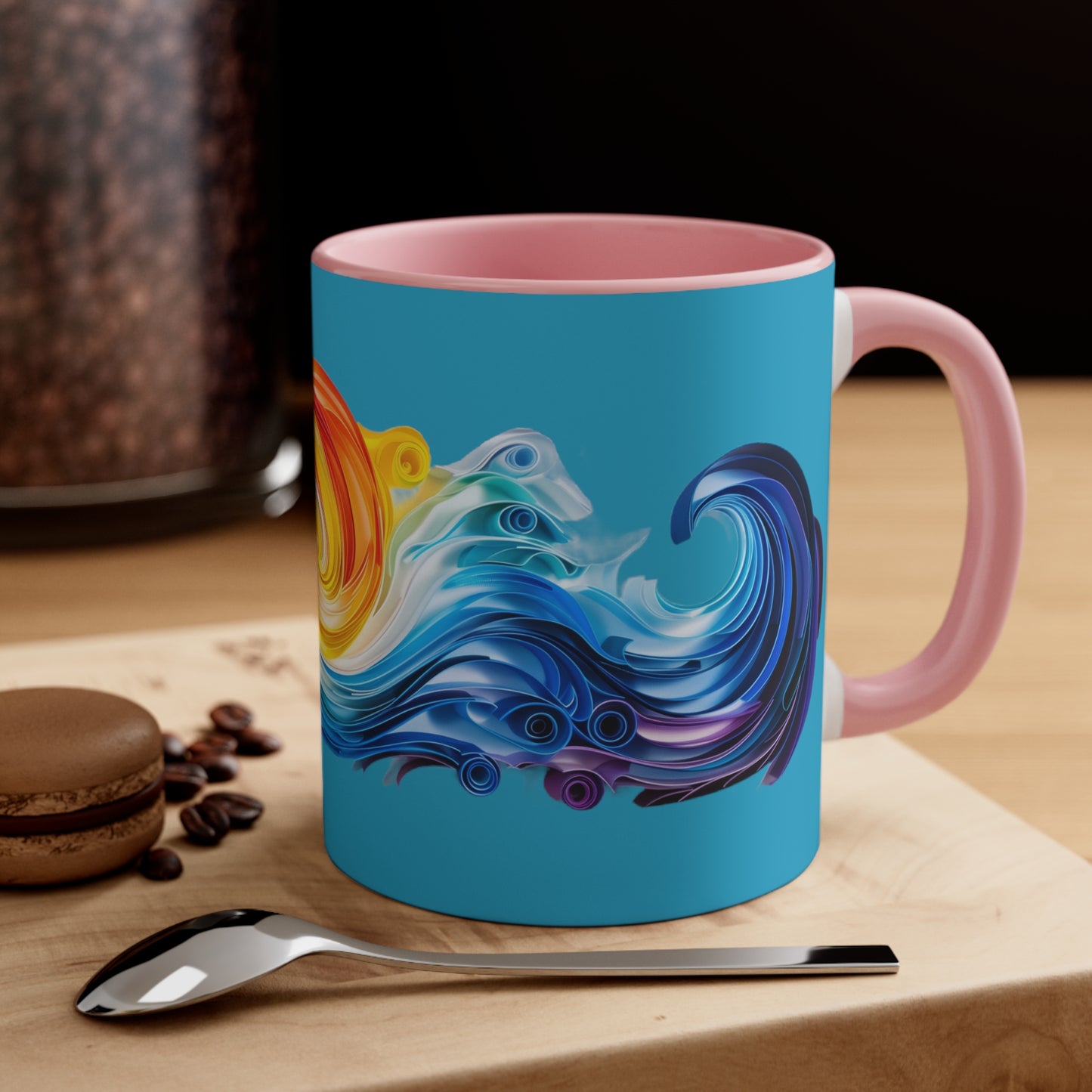 Riptide Quilling on Turquoise