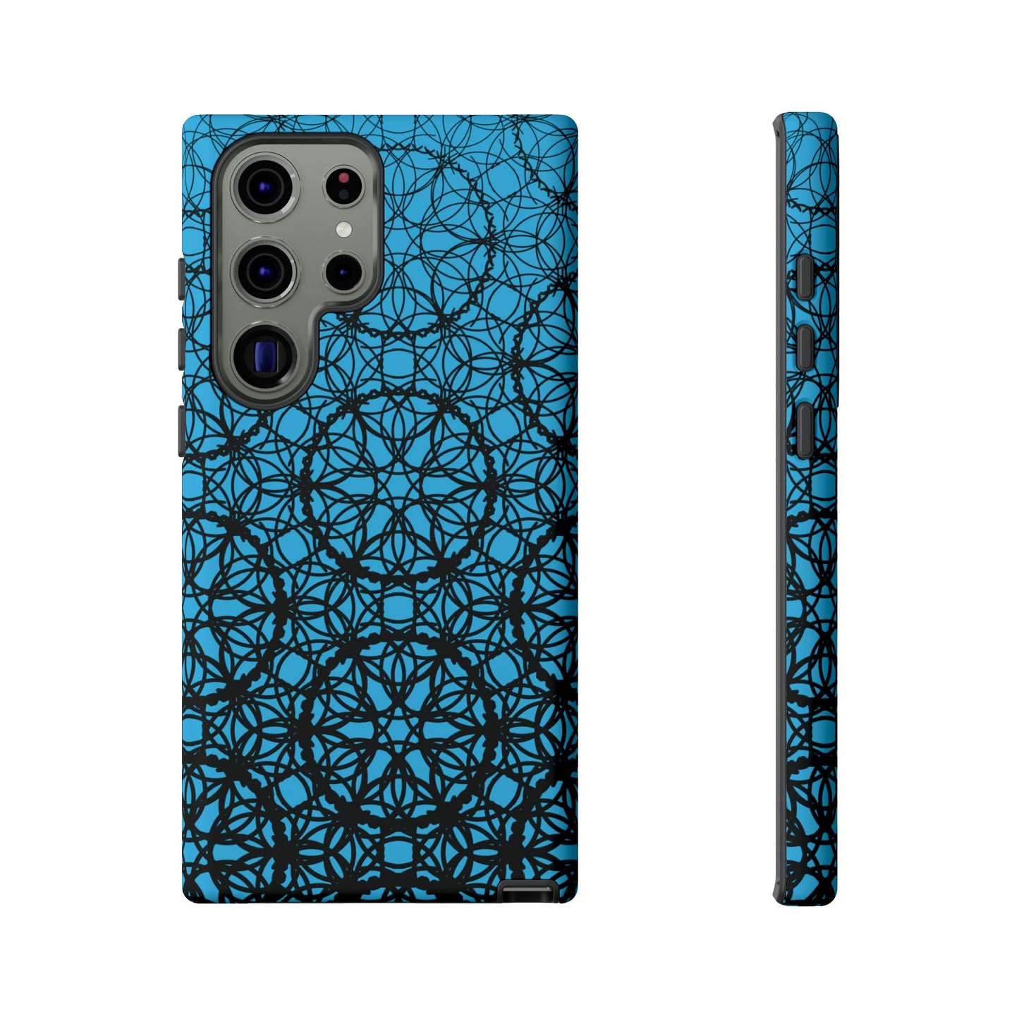Vibrant Blue Fade Pattern - Samsung
