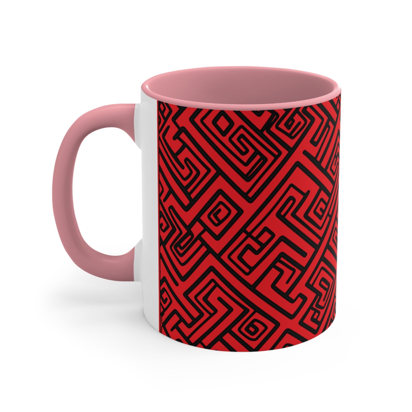 Geometric Hues on Red
