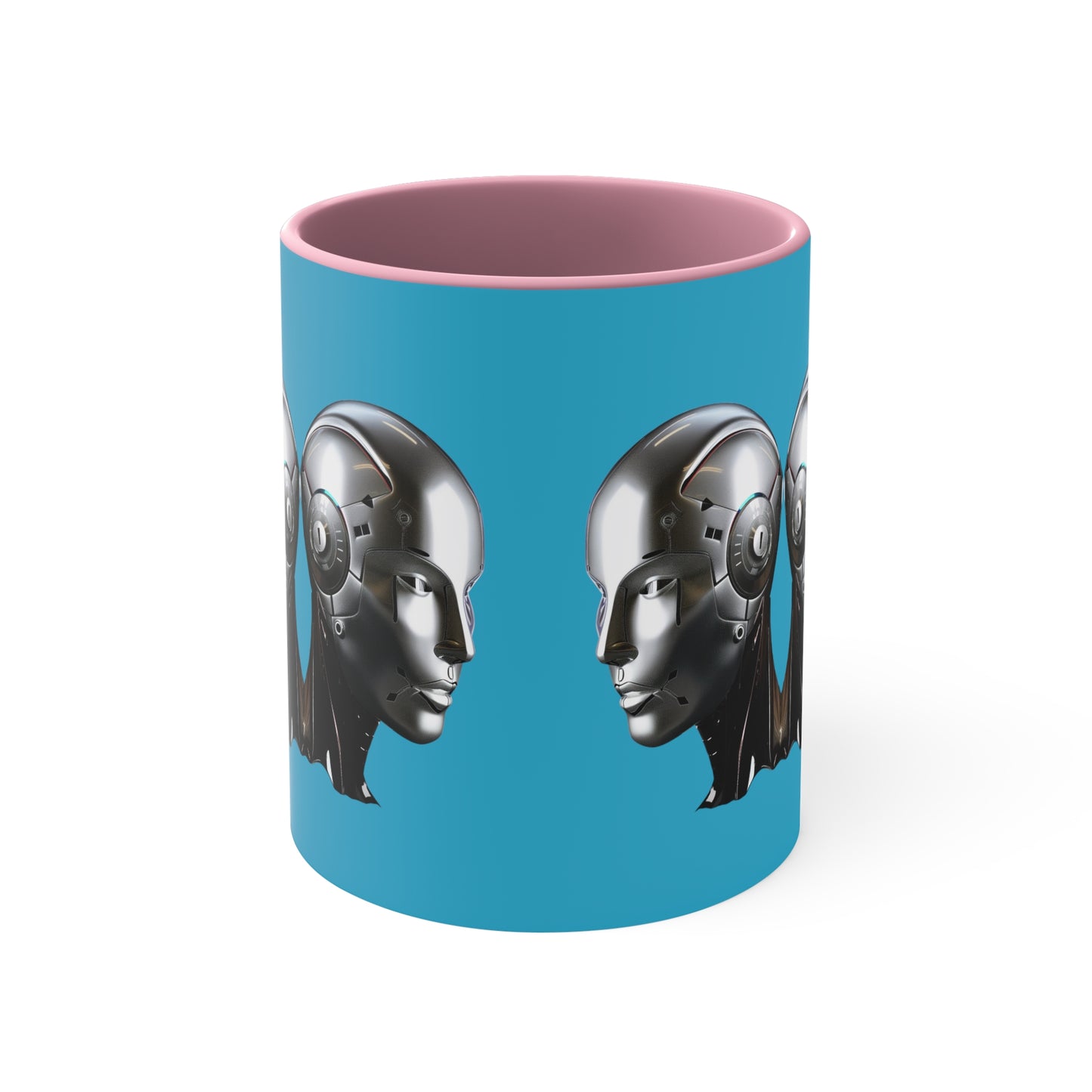 Cyborg on Turquoise