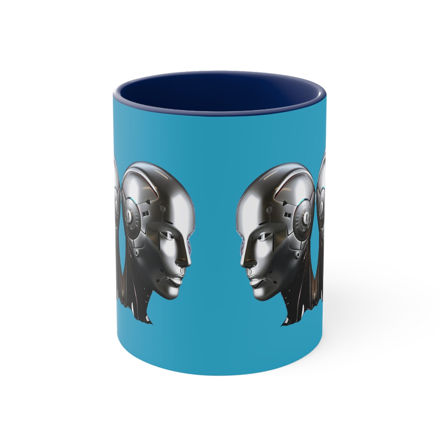 Cyborg on Turquoise