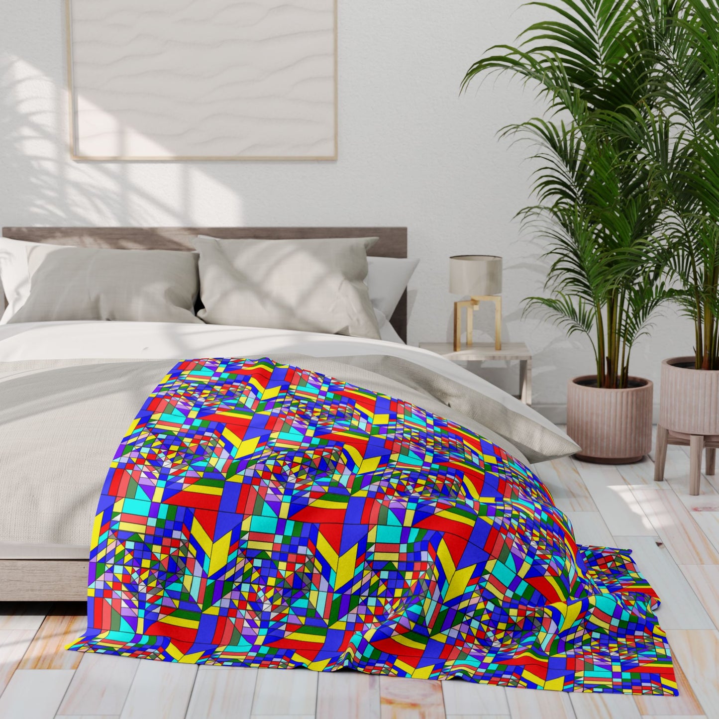 Kaleidoscope Fleece Blanket
