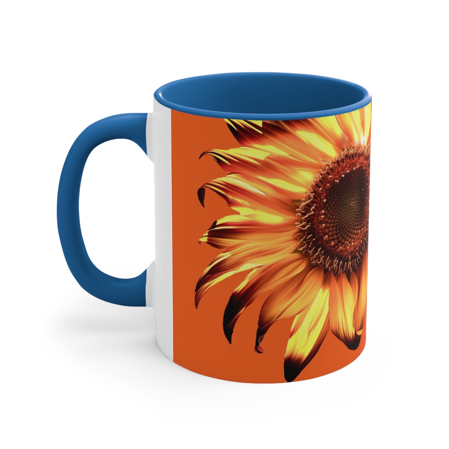 Sunflowers on Orange