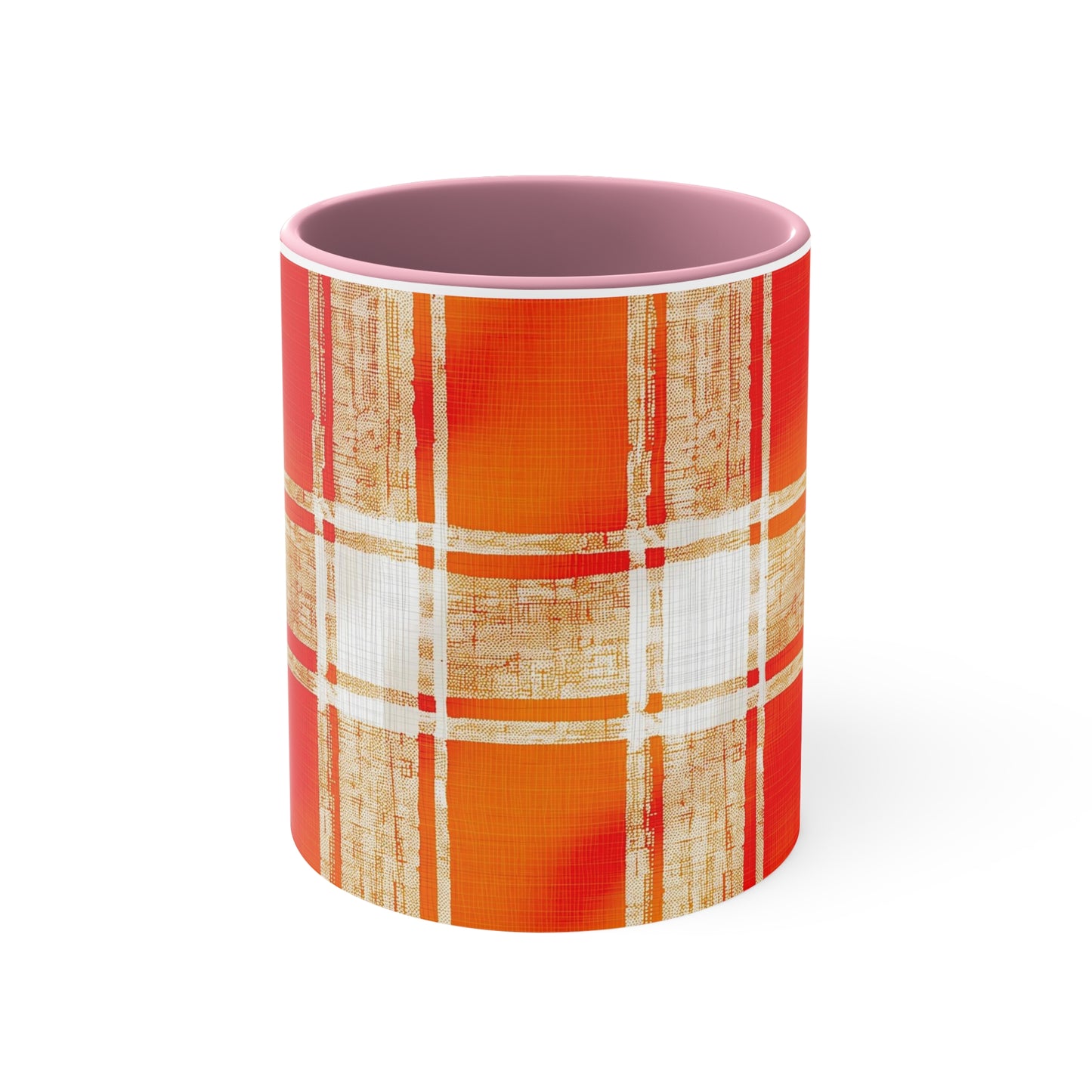 Plaid Orange