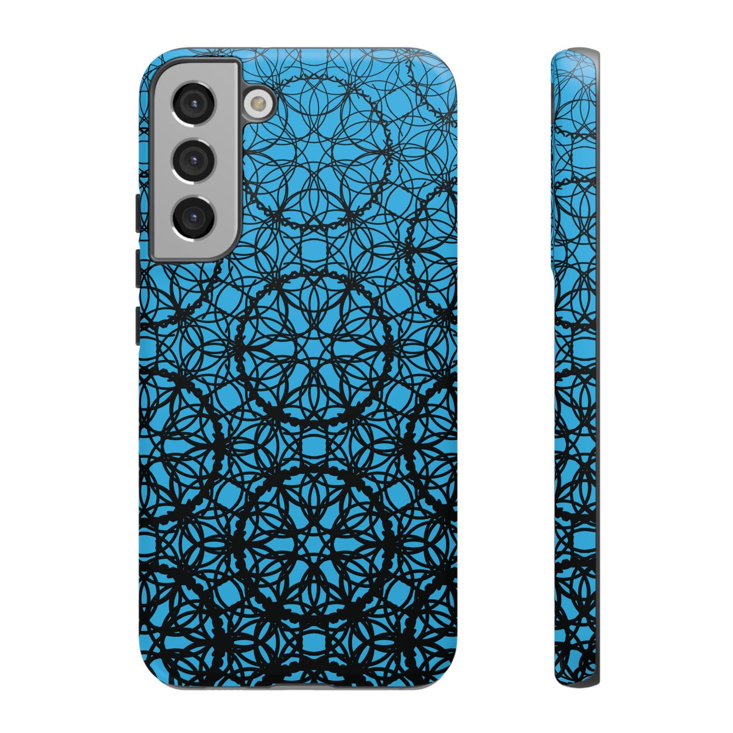 Vibrant Blue Fade Pattern - Samsung
