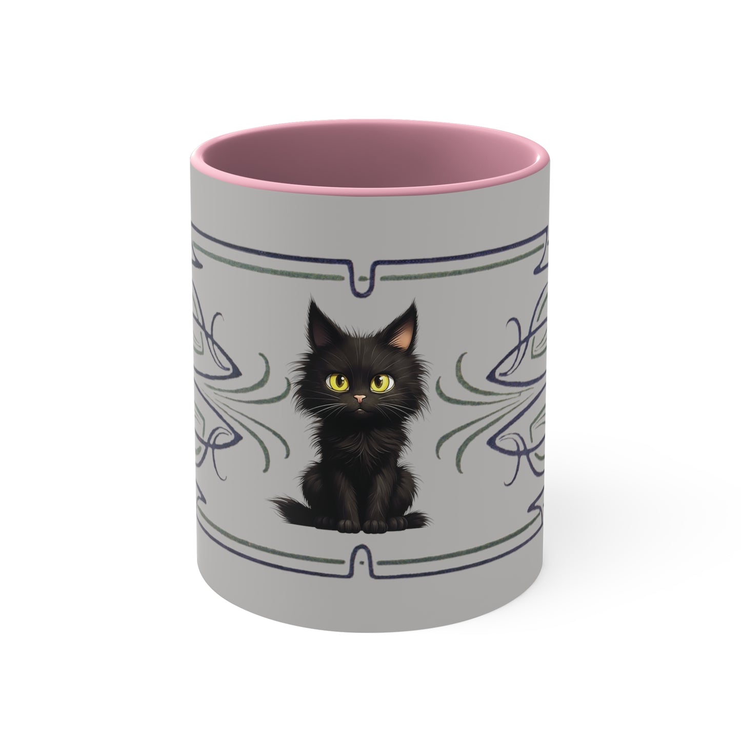 Black Cat Art Nouveau