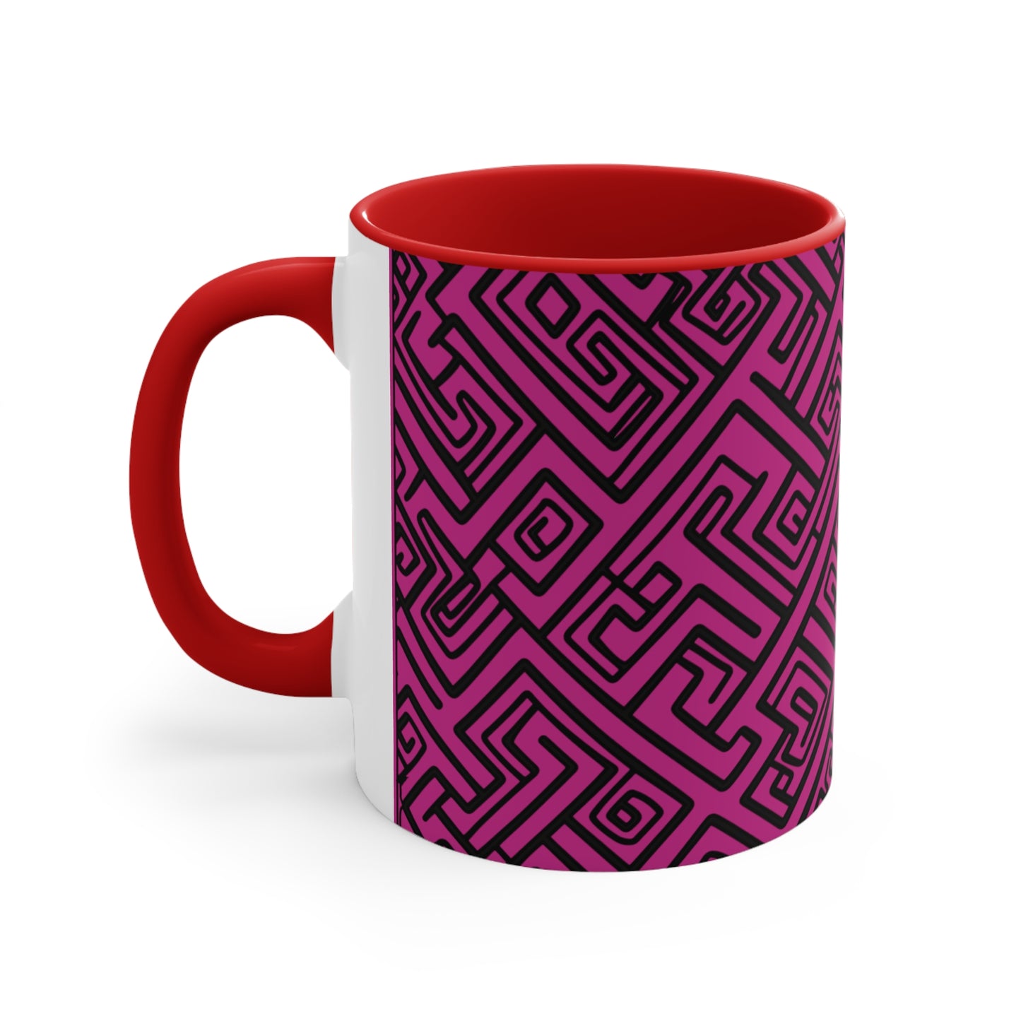 Geometric Hues on Pink