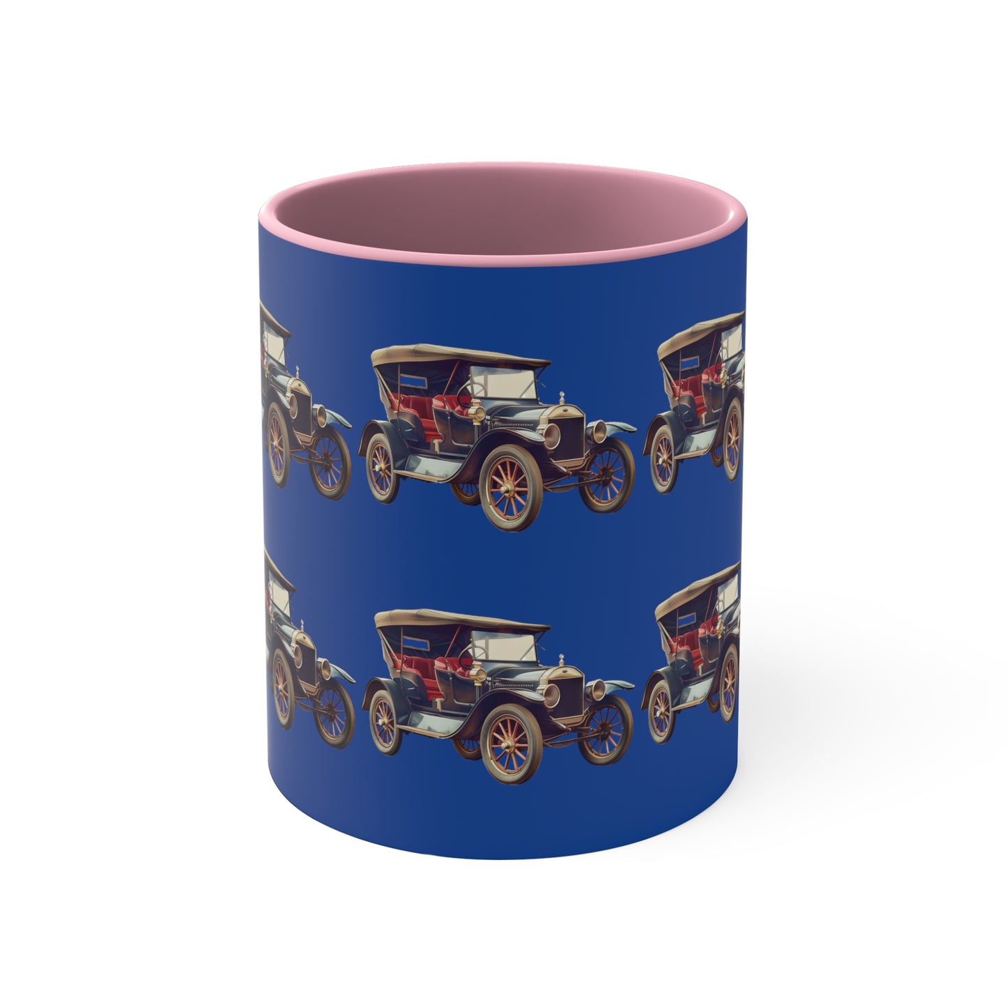 Classic Car on Blue