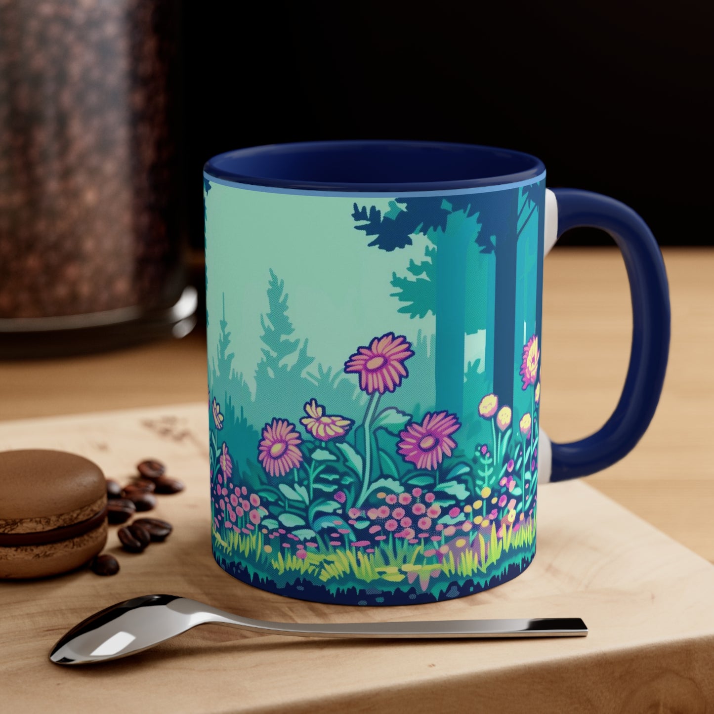 8-Bit Pixel Garden Forest