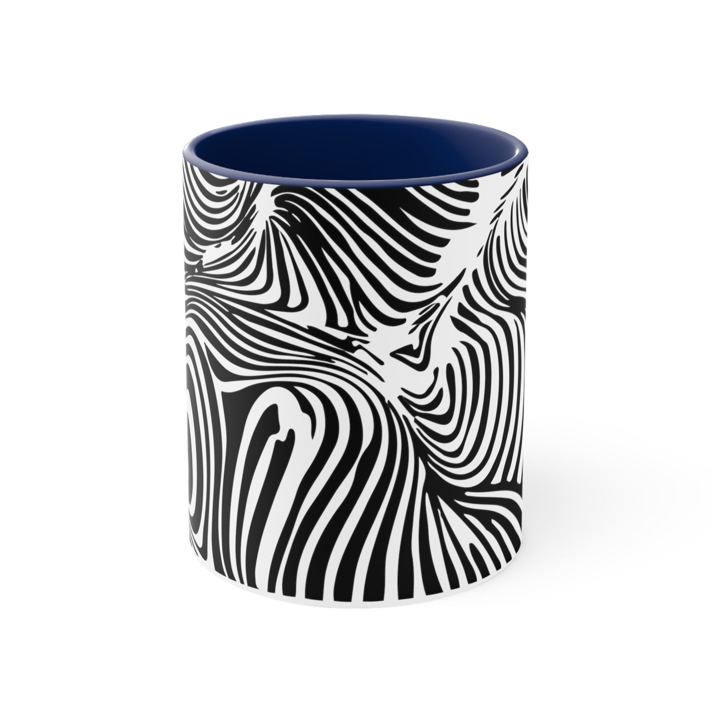 Zebra Swirl on White