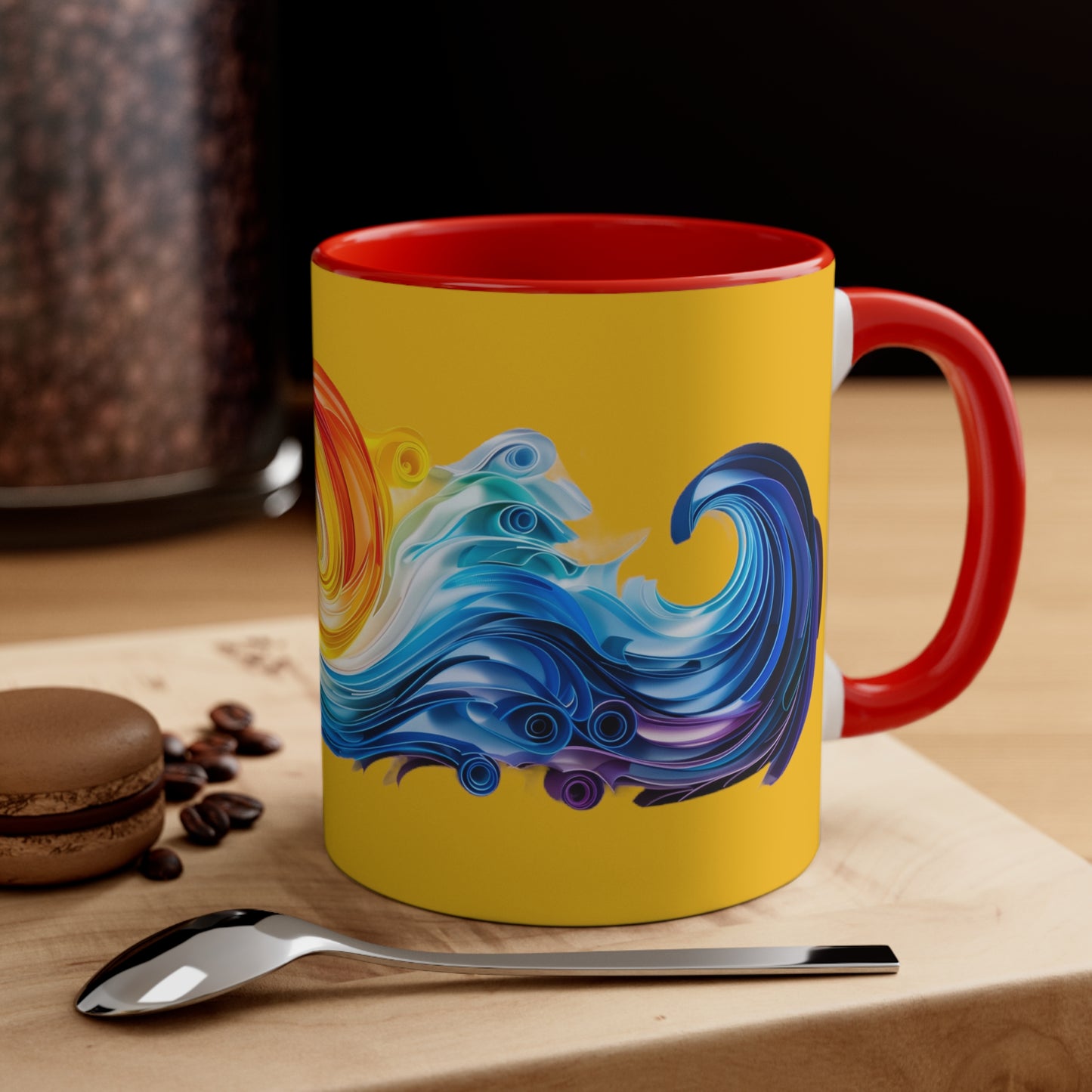 Riptide Quilling on Yellow