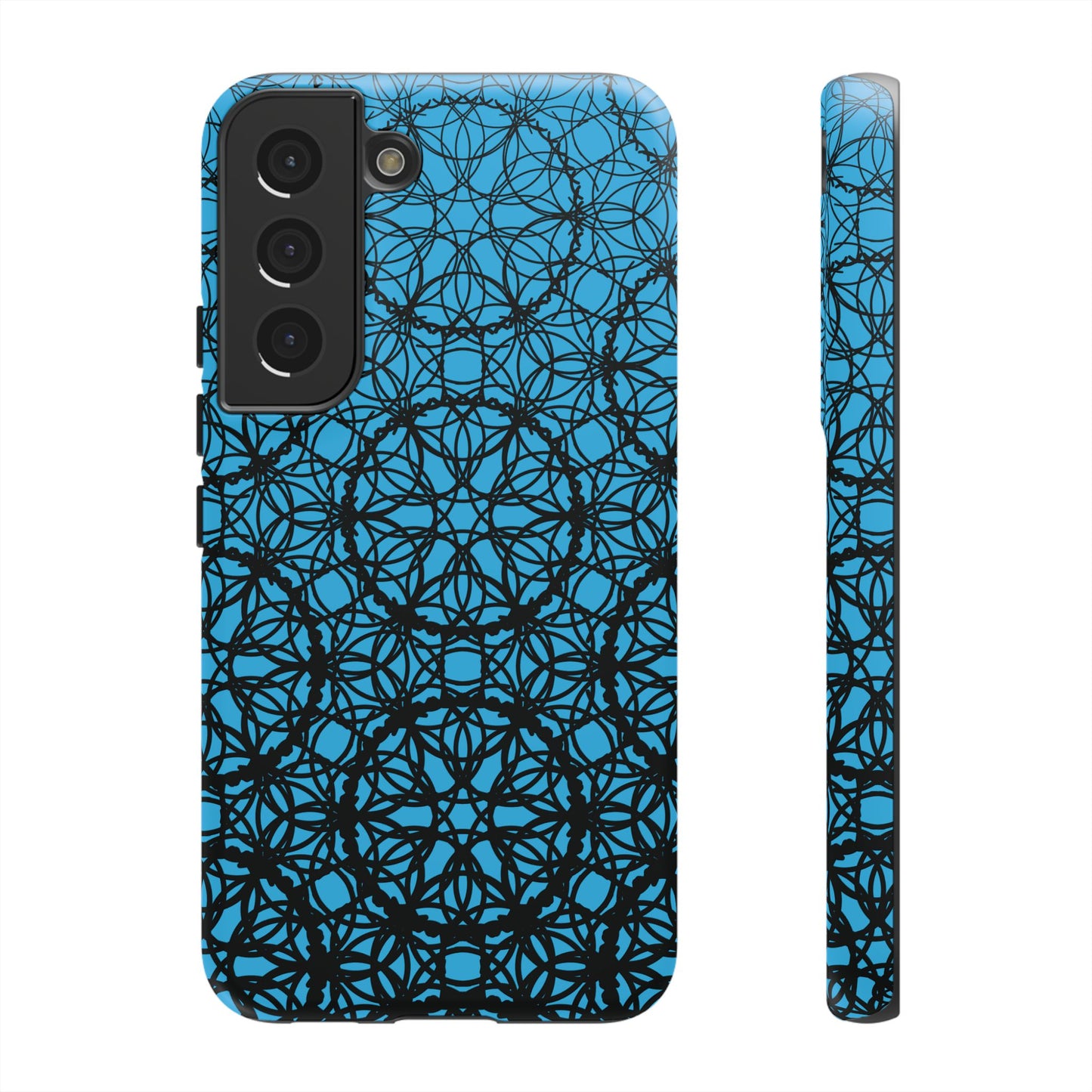 Vibrant Blue Fade Pattern - Samsung