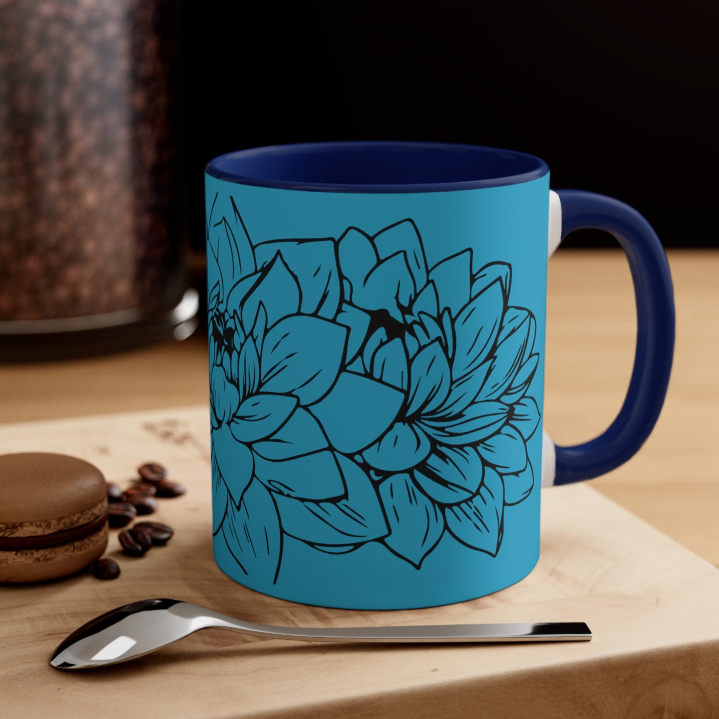 Gardenias on Turquoise