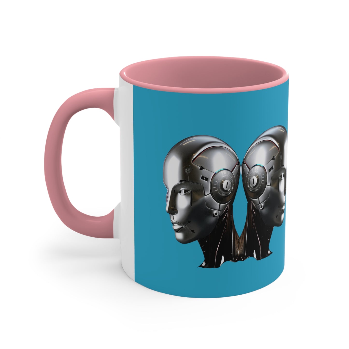 Cyborg on Turquoise