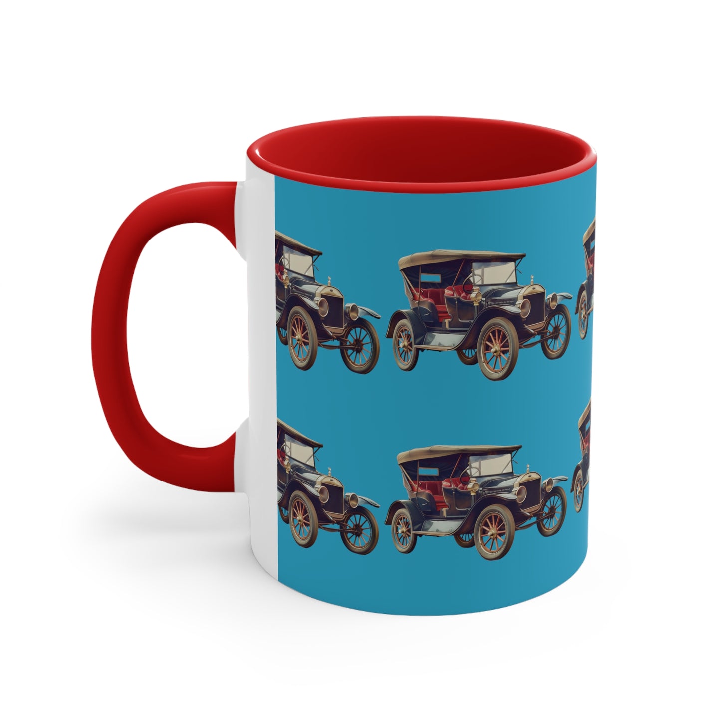 Classic Car on Turquoise
