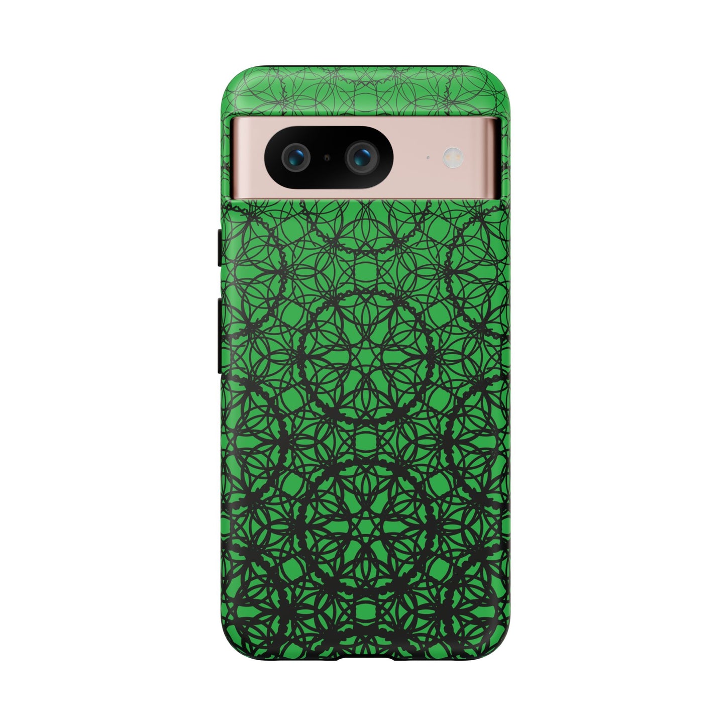 Vibrant Emerald Fade Pattern - Pixel