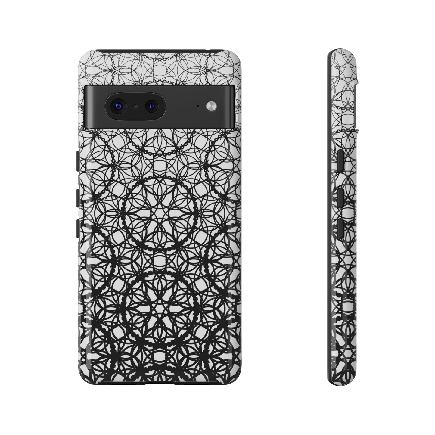 Vibrant Charcoal Fade Pattern - Pixel