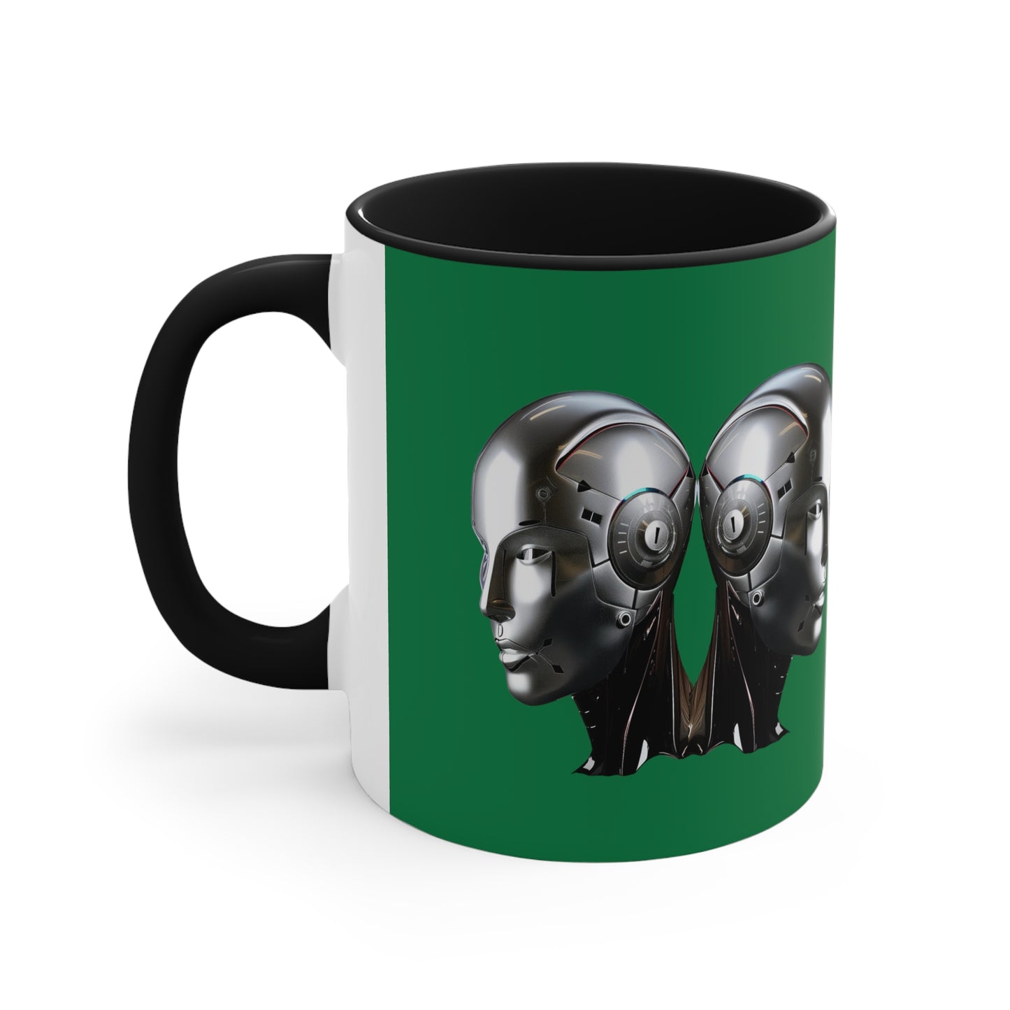 Cyborg on Green