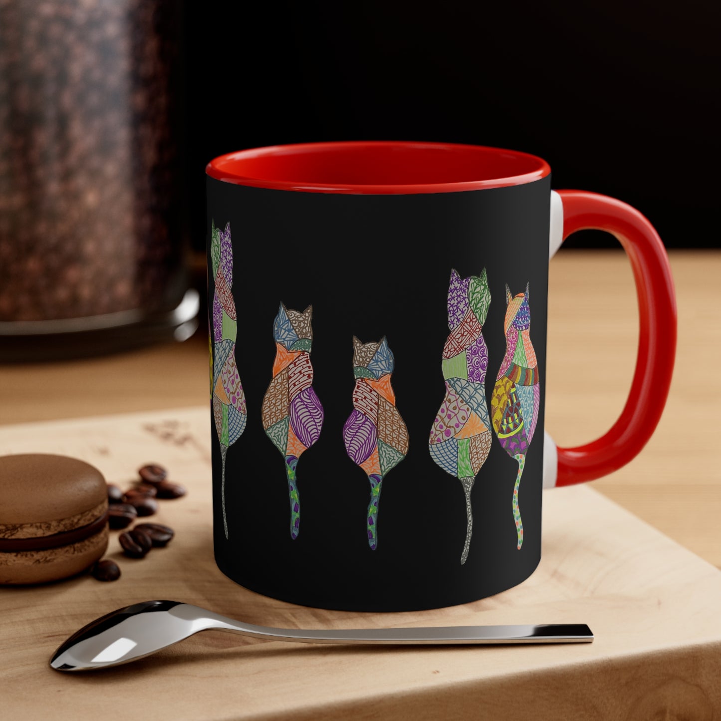 Cat Quilt in Black