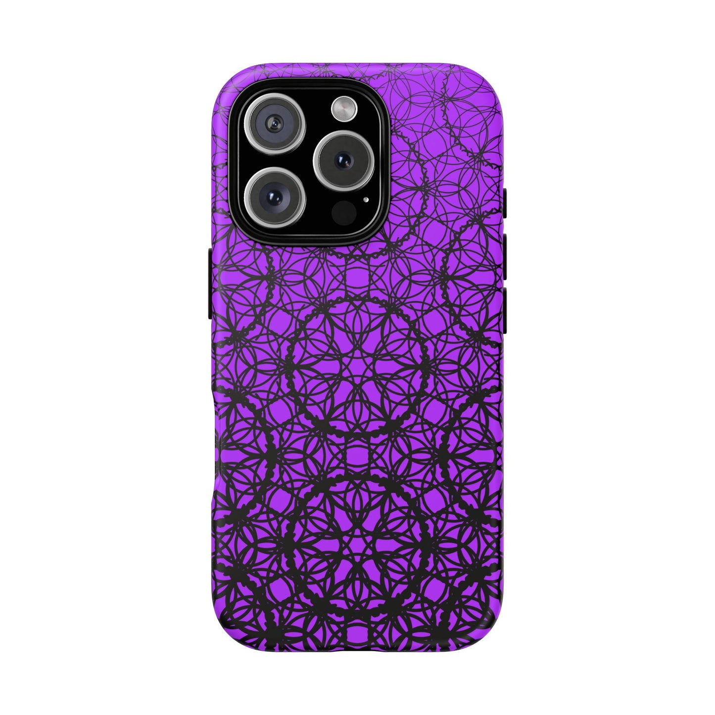 Vibrant and Bold Purple Fade Pattern