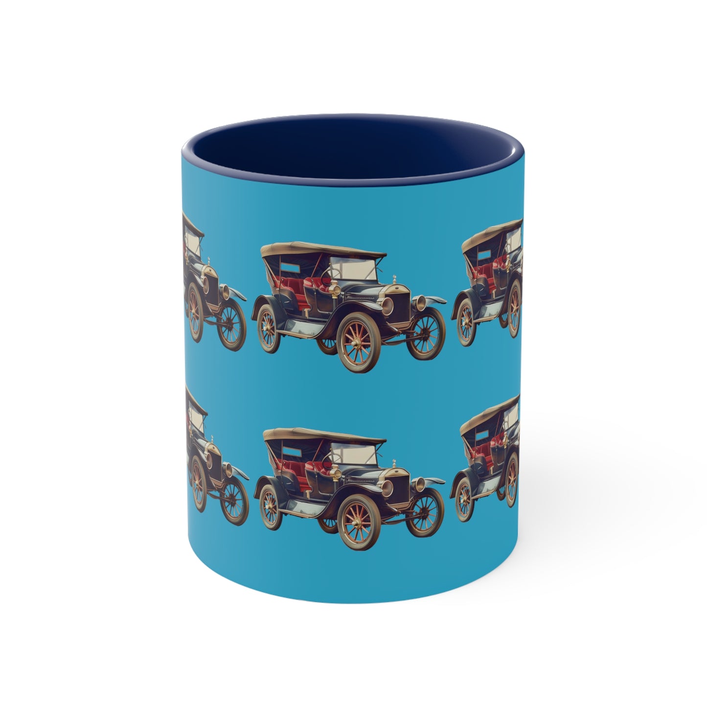 Classic Car on Turquoise