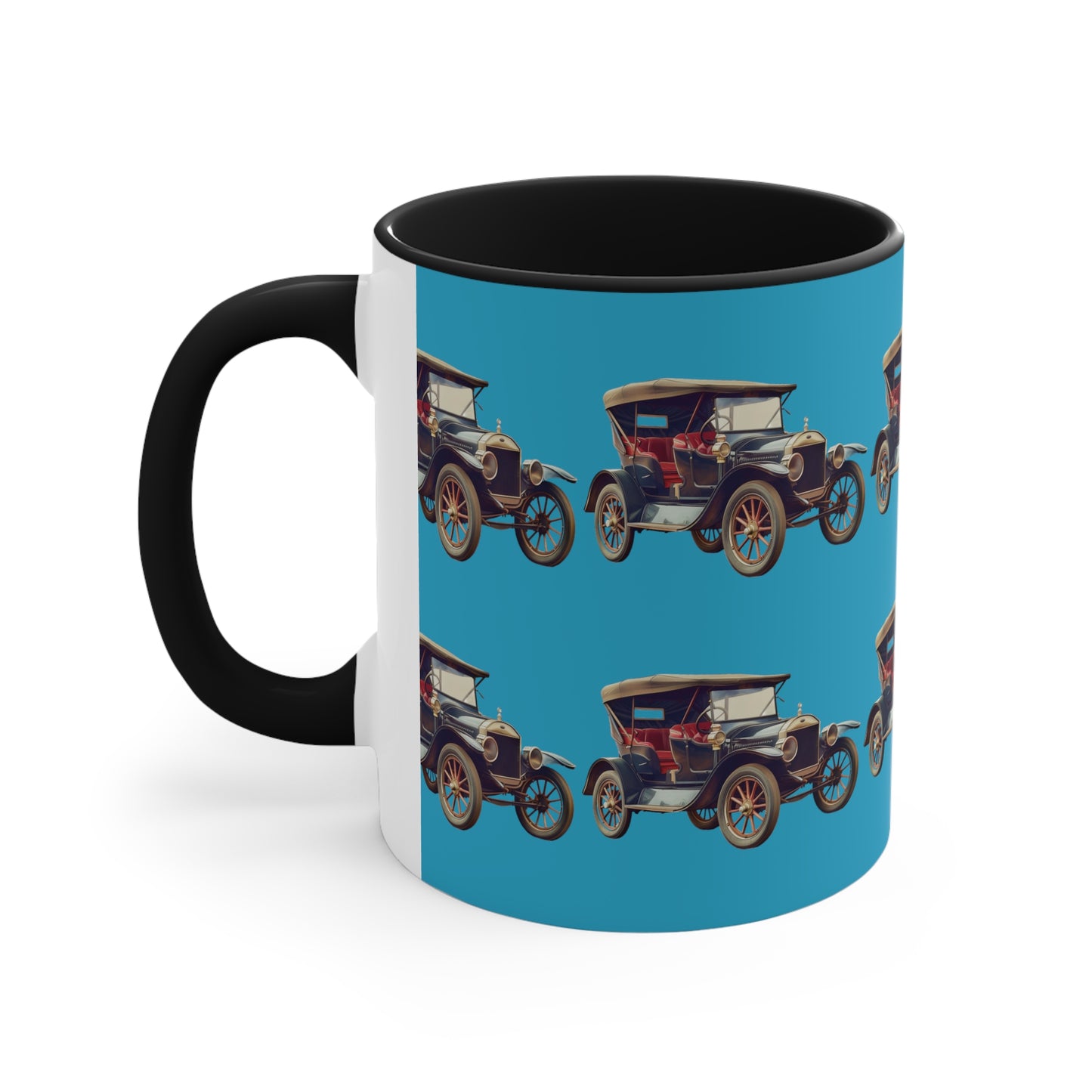 Classic Car on Turquoise