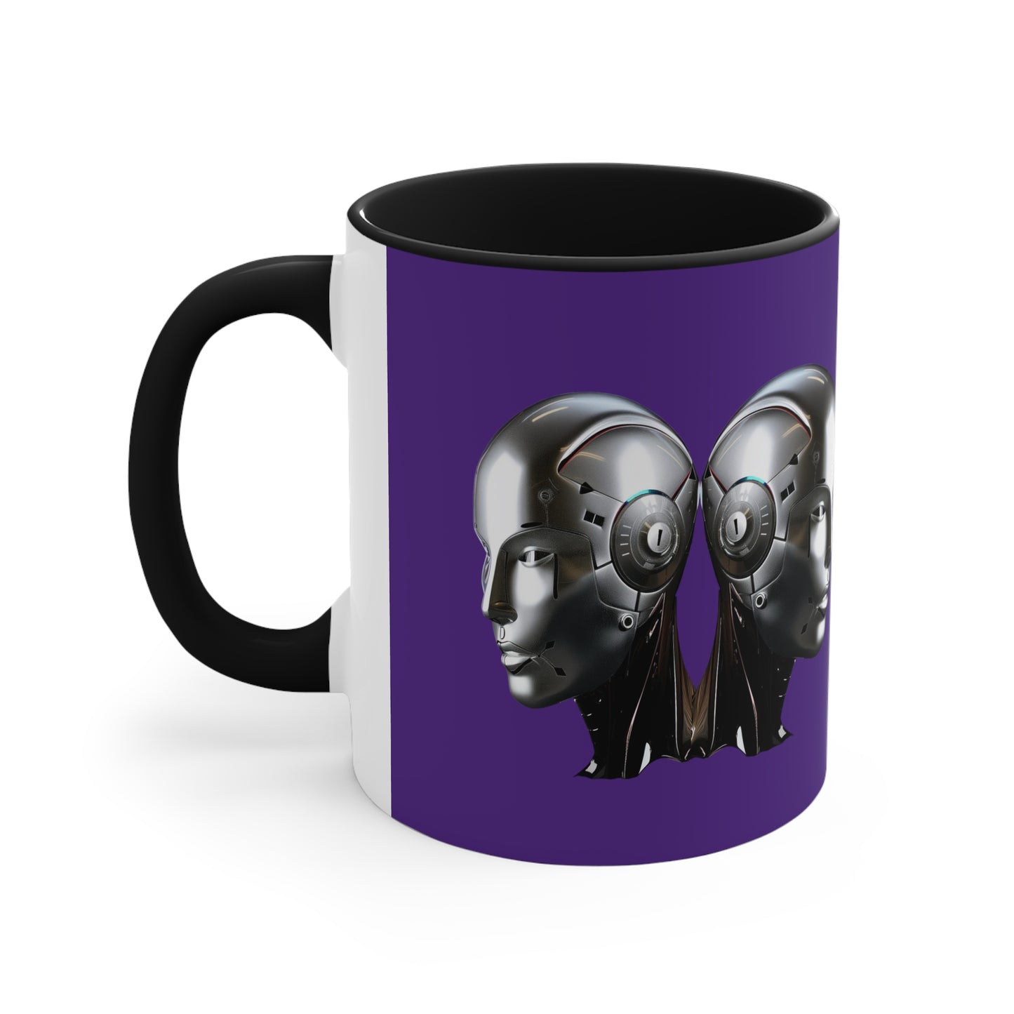Cyborg on Purple