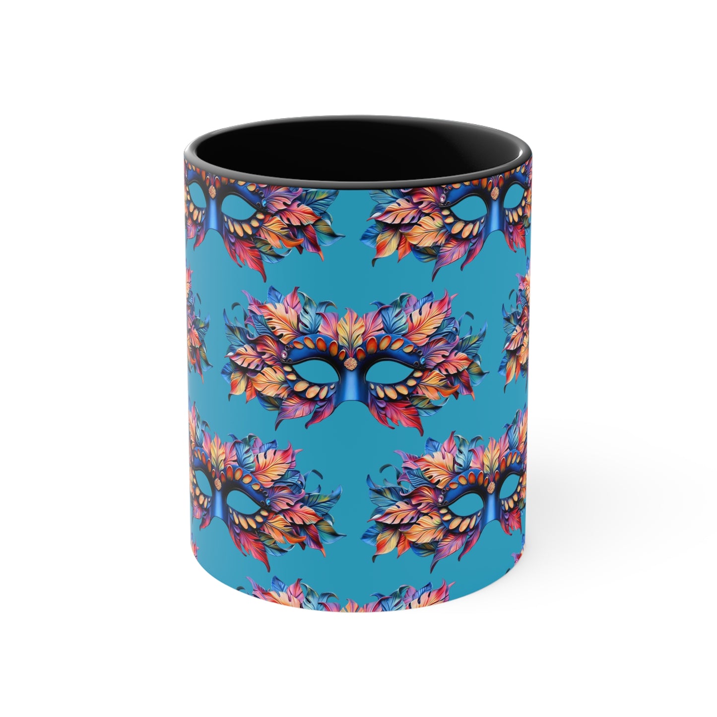Masquerade on Turquoise