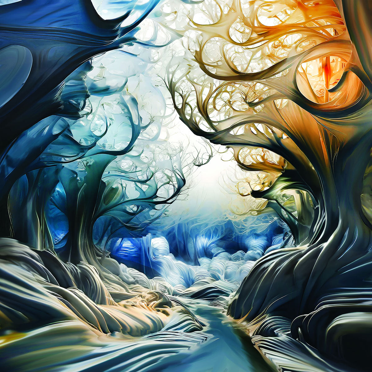 Enchanted Winter on Fabric