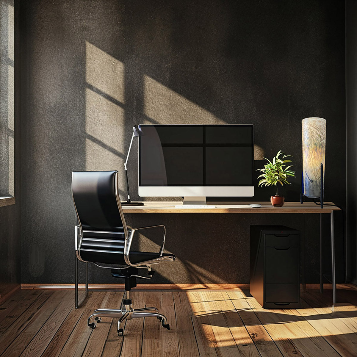 Tricil Lamp in Slate Miro
