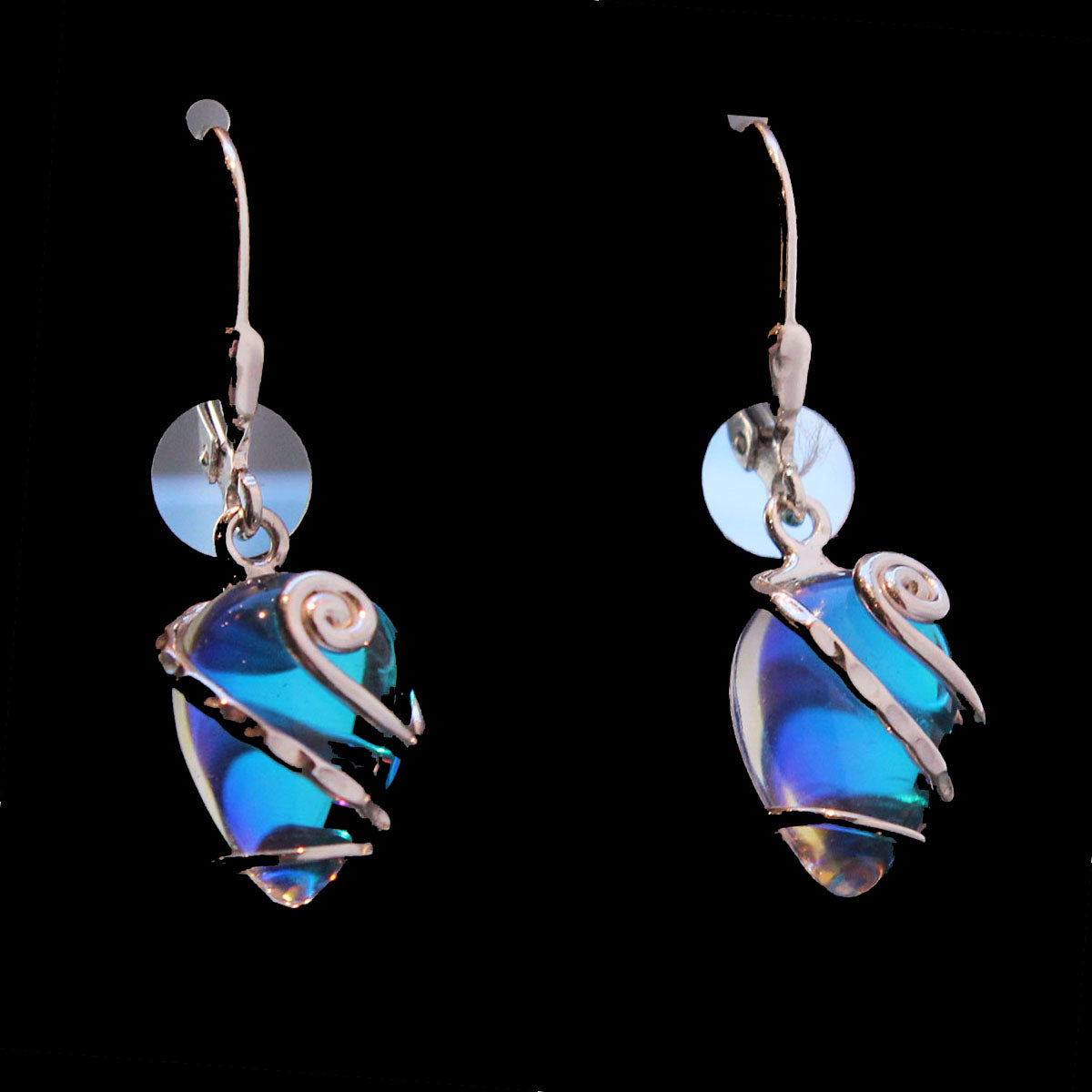 Single Wire Wrap Earrings