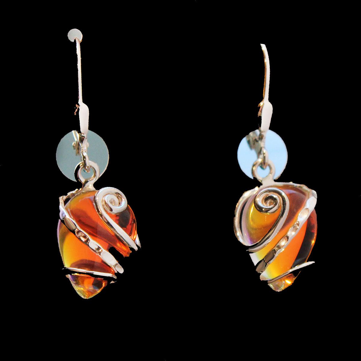 Single Wire Wrap Earrings