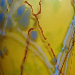 V Lamp in Oriental Yellow