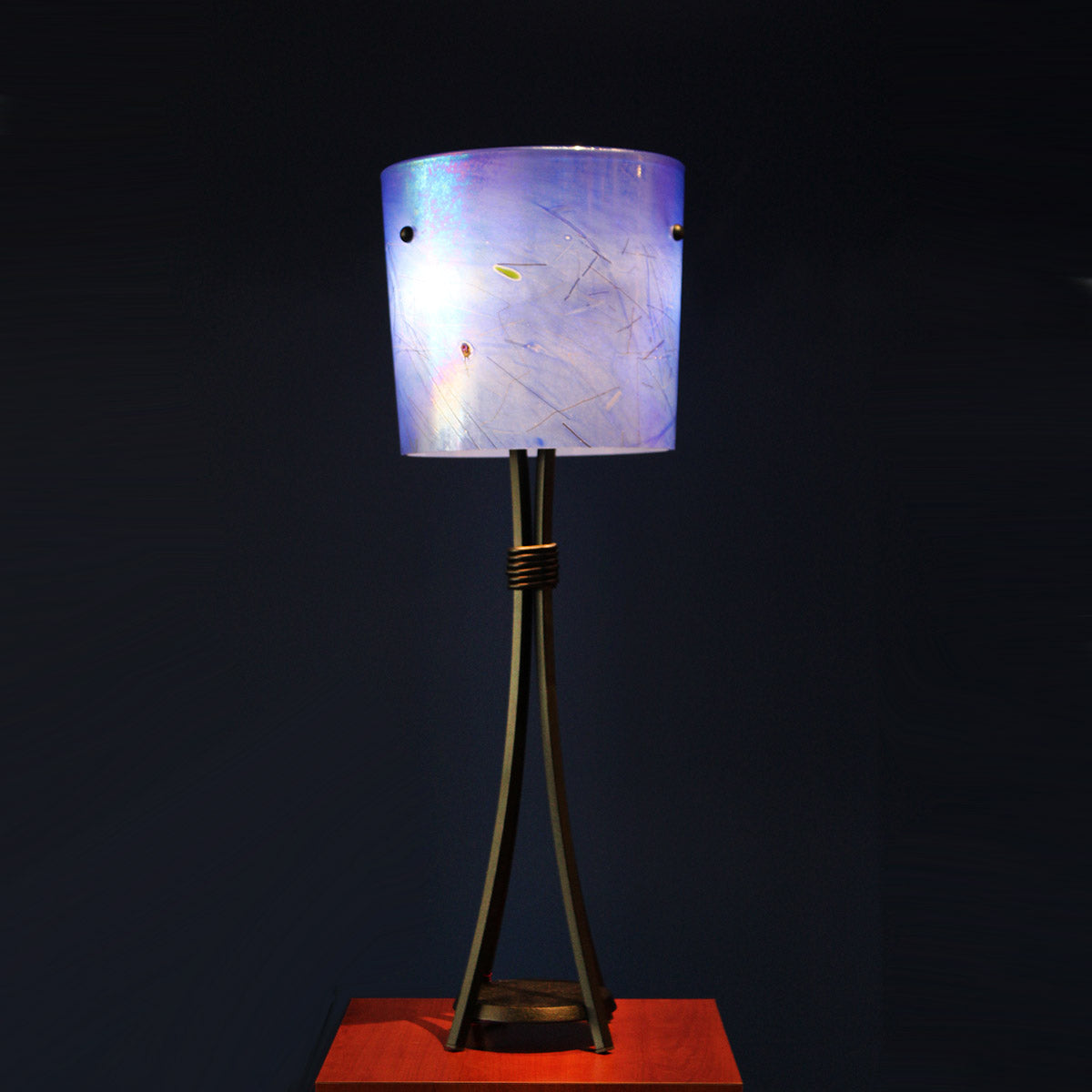 Eiffel Lamp in Blue Miro