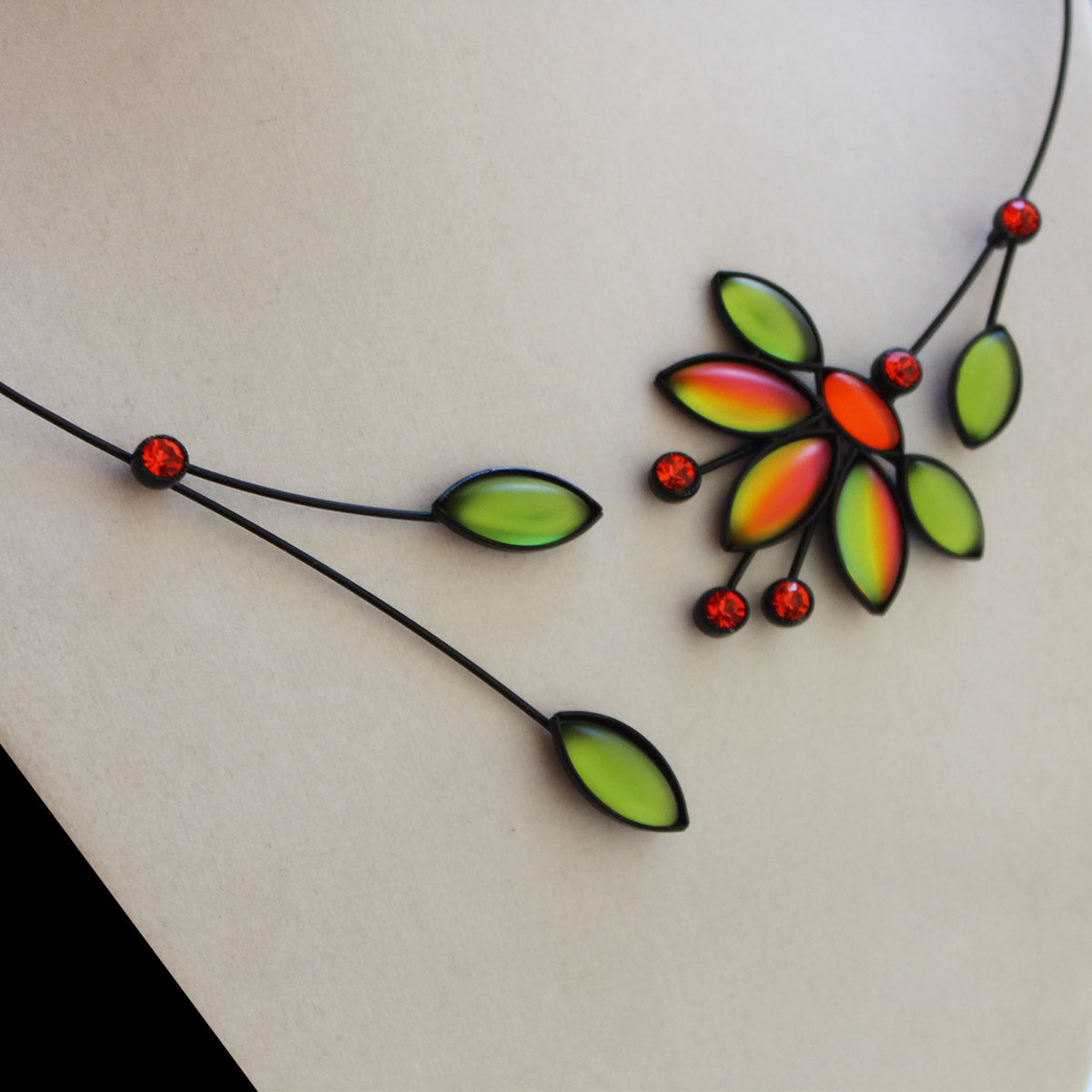 Mimosa Flower Necklaces