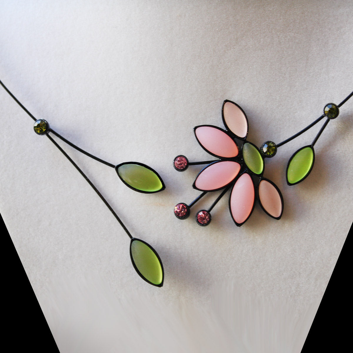 Mimosa Flower Necklaces