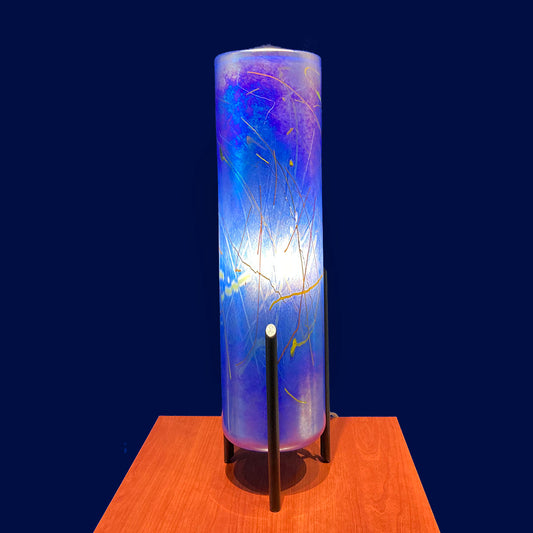 Tricil Lamp in Blue Miro