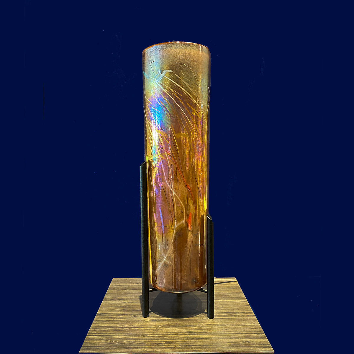 Tricil Lamp in Gold Miro