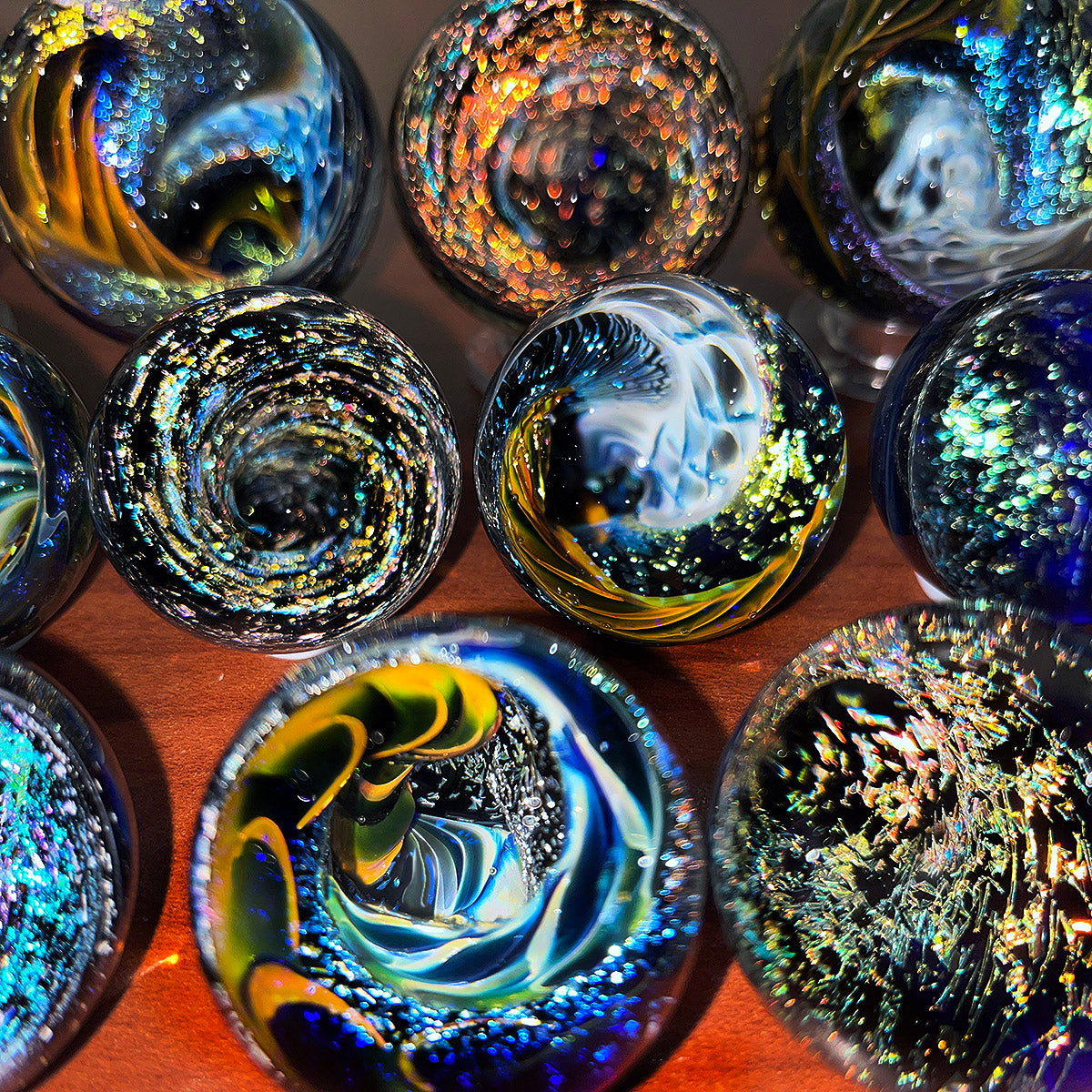 Vortex Orbs & Paperweights – Liquid Sands Gallery