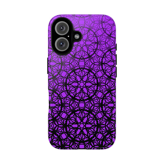 Vibrant and Bold Purple Fade Pattern