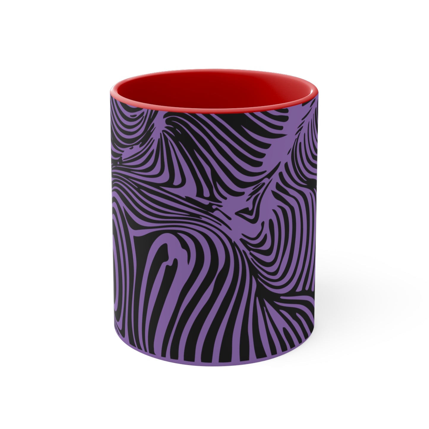 Zebra Swirl on Purple