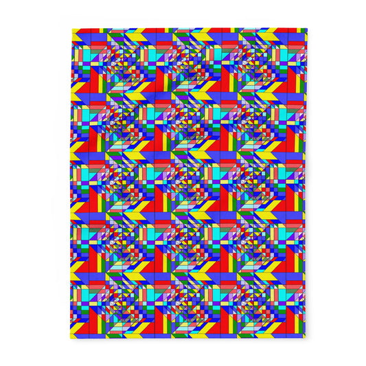 Kaleidoscope Fleece Blanket