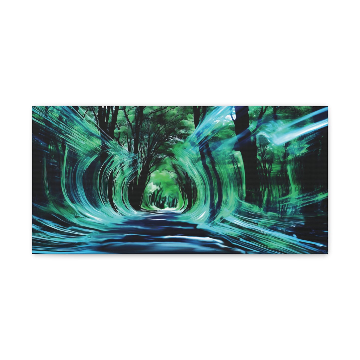 Liquid Forest on Canvas