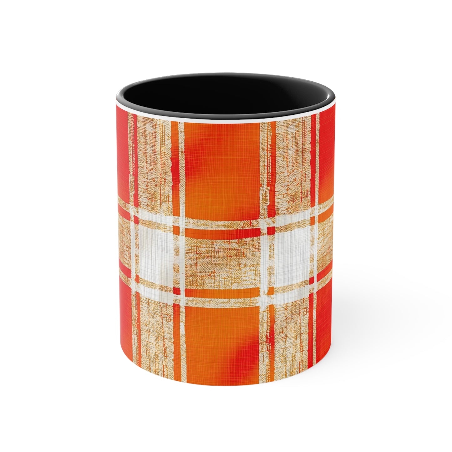 Plaid Orange